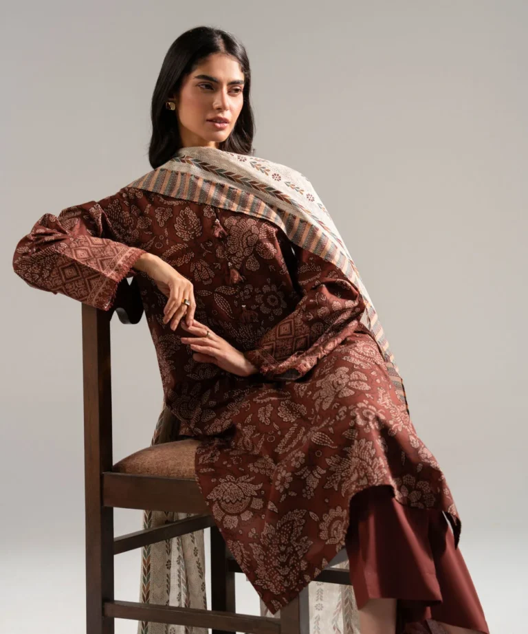 3 Piece – Printed Lawn Suit