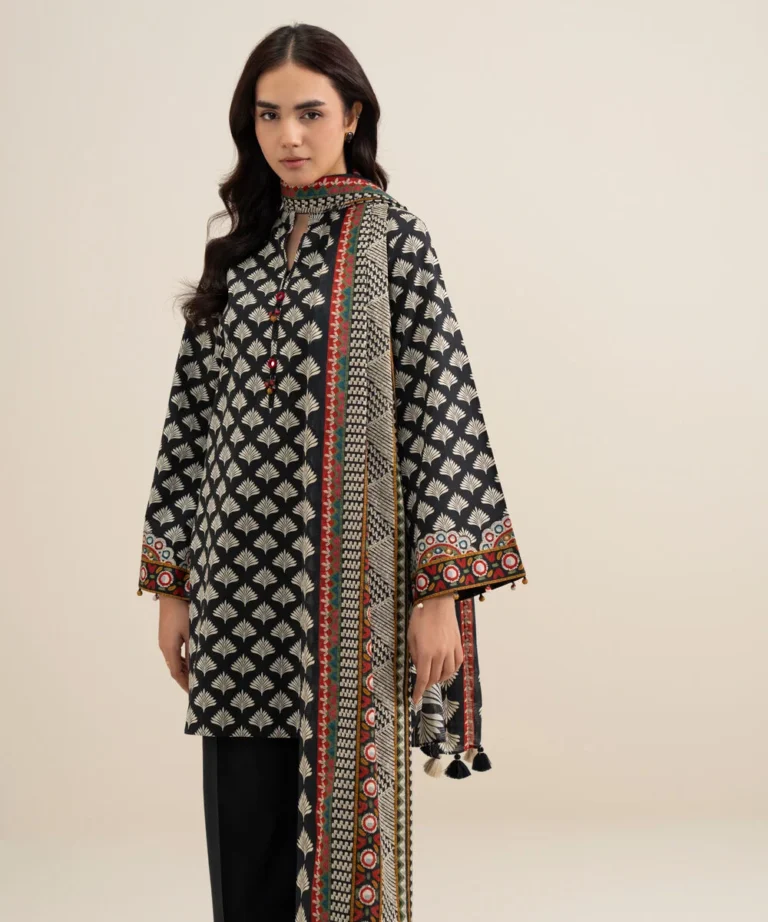 3 Piece – Printed Lawn Suit